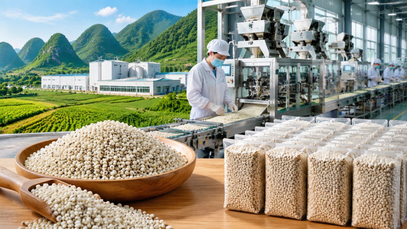 修文县为薏仁米采购提供产地直供